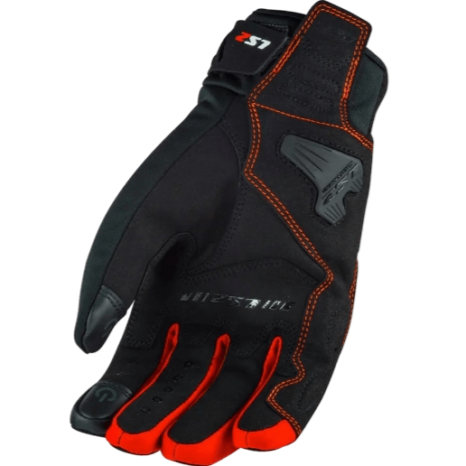 Guante LS2 Jet II Hombre Negro / Rojo