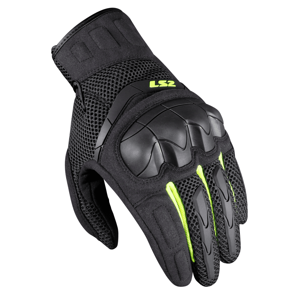 Guante Ls2 Kubra Hombre Negro / Amarillo