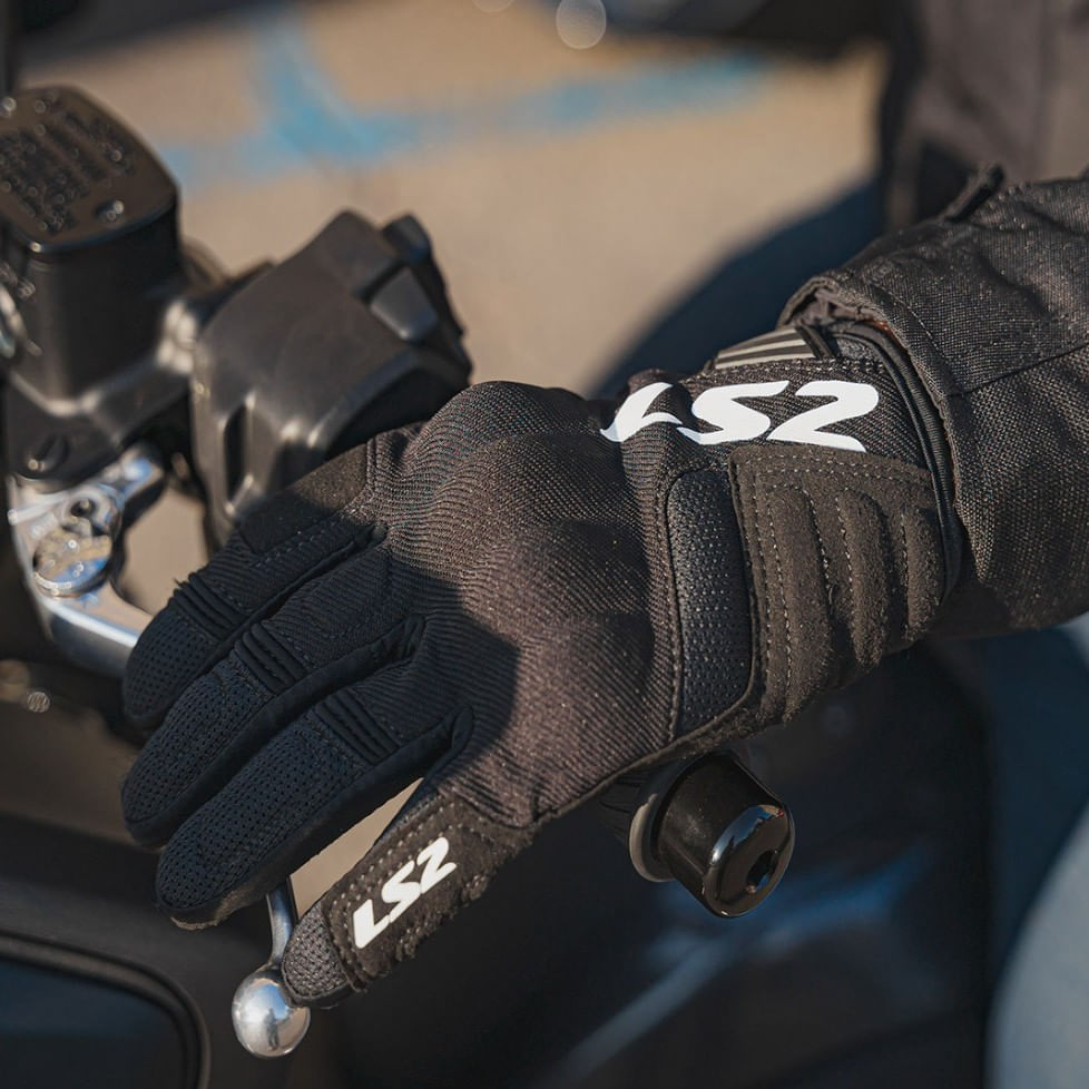 Guante LS2 Silva Hombre Negro