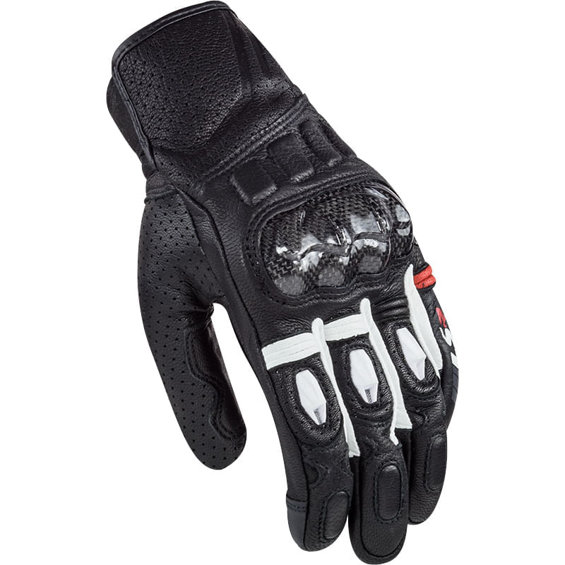 Guante LS2 Spark Hombre Blanco / Negro
