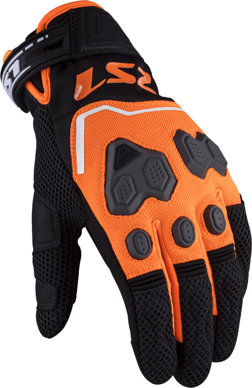 Guante LS2 Vega Hombre Negro / Naranja