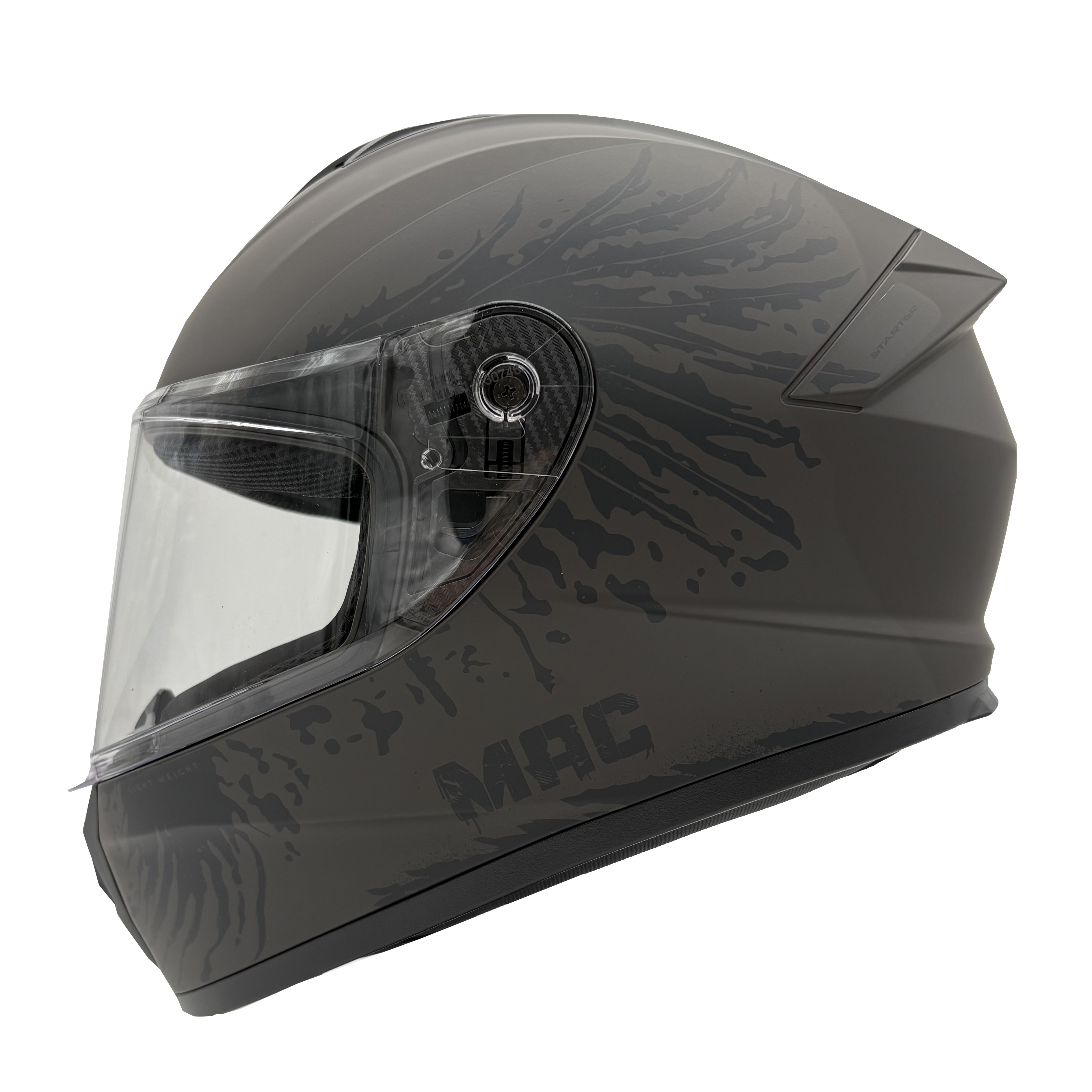Casco MAC 801 Starter Fenix Negro / Mate