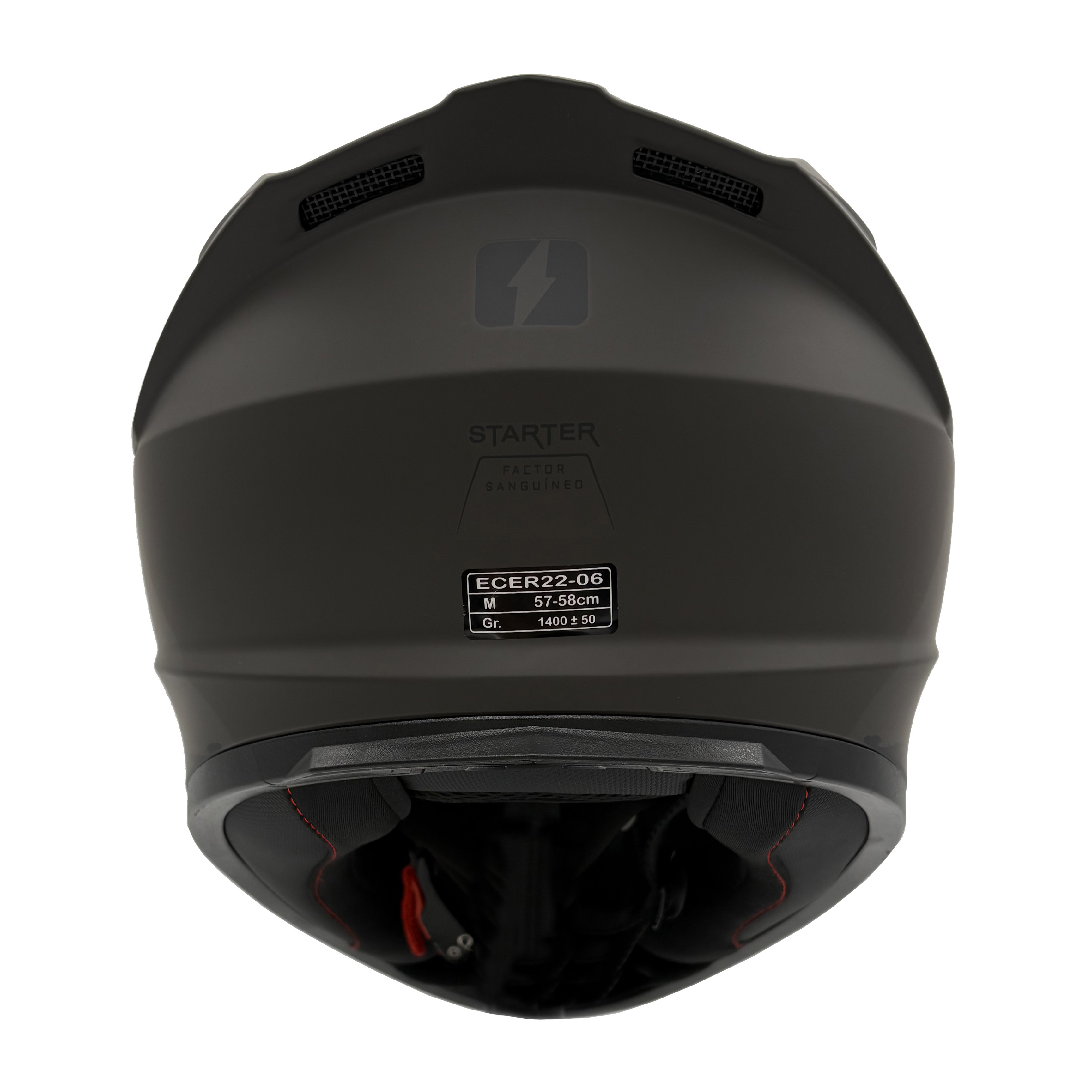 Casco MAC 801 Starter Fenix Negro / Mate