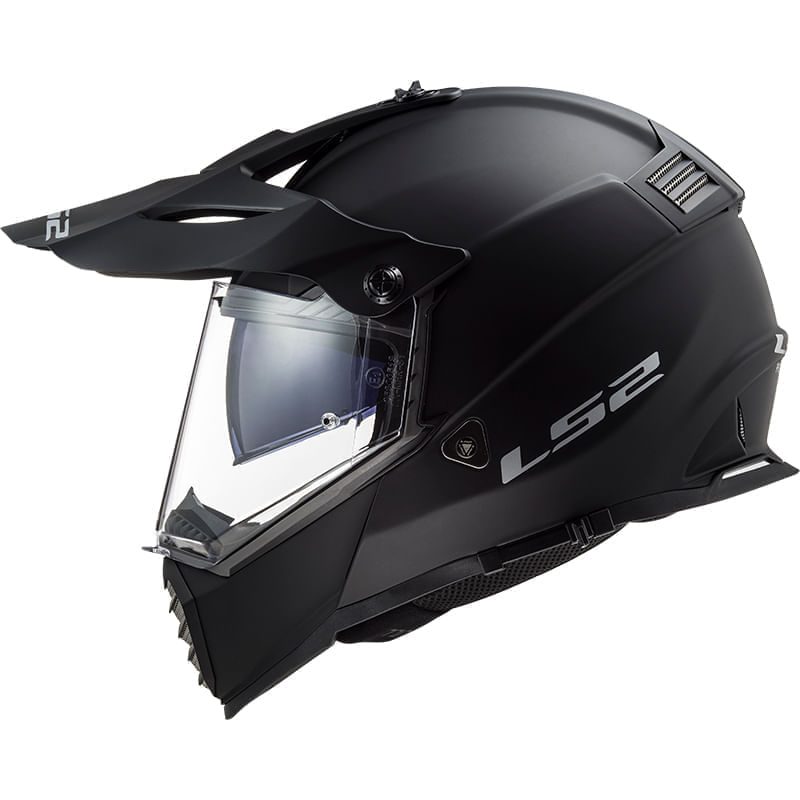 Casco LS2 436 Pioneer Solid Negro / Mate