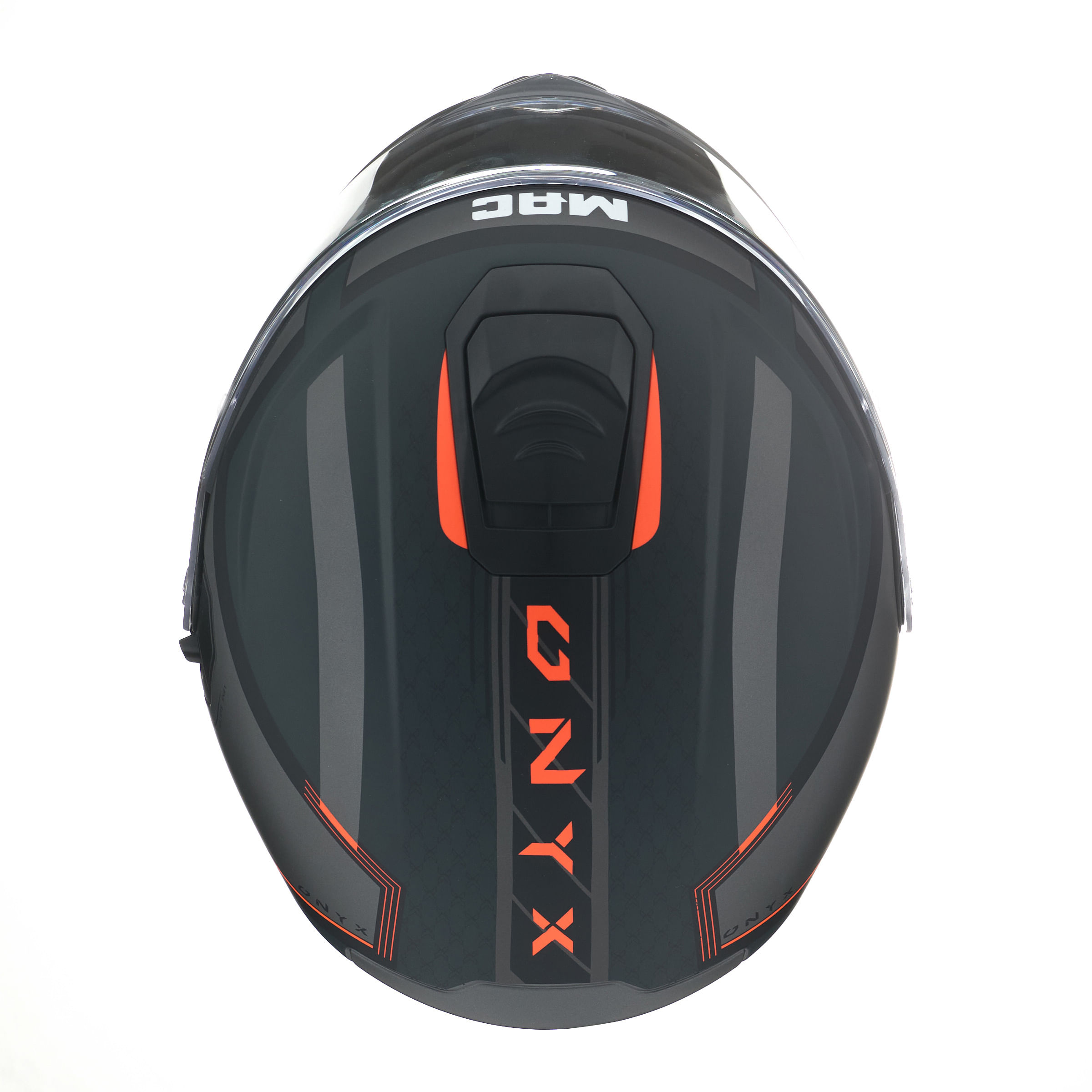 Casco MAC 917 Onyx Genius Negro / Rojo / Mate