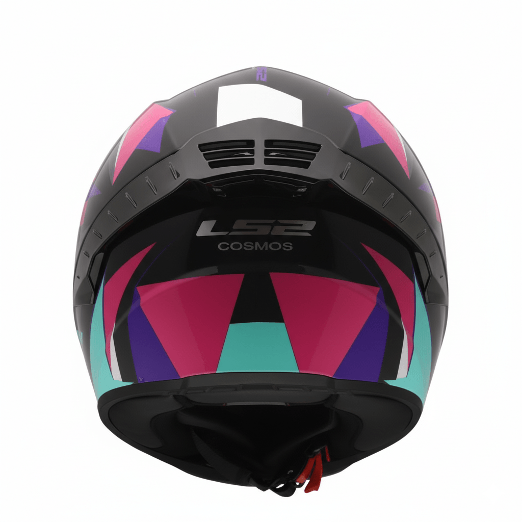 Casco LS2 816 Cosmos Astom Negro / Rosa / Mate