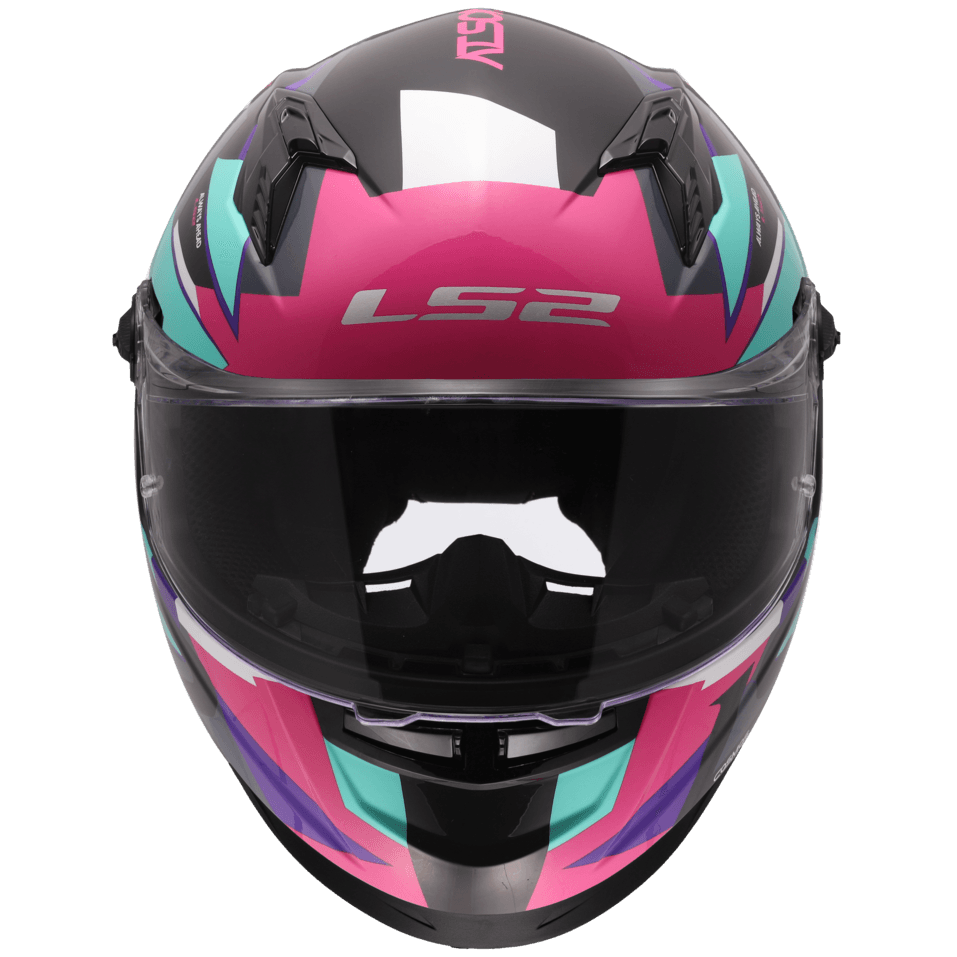 Casco LS2 816 Cosmos Astom Negro / Rosa / Mate