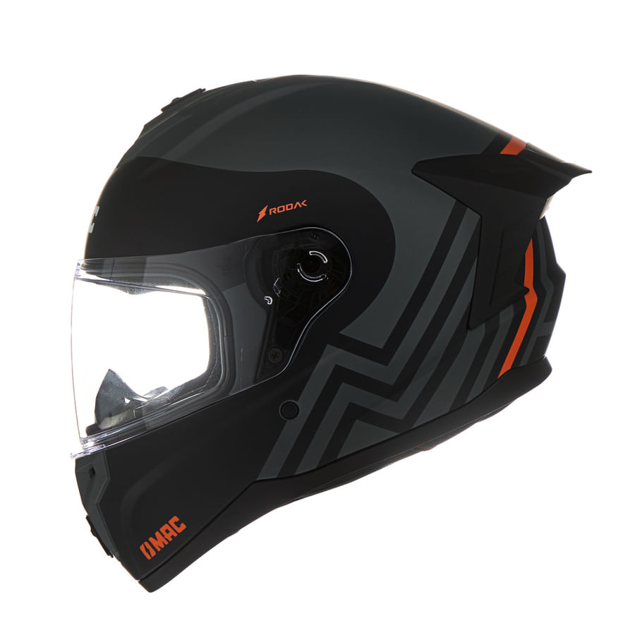 Casco MAC 070 Volt Rodak Negro / Gris / Mate