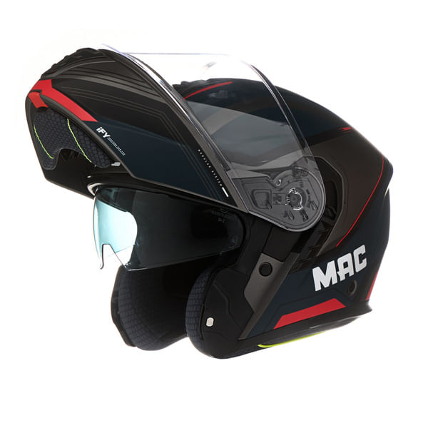 Casco MAC 917 Onyx Genius Azul / Rojo / Mate