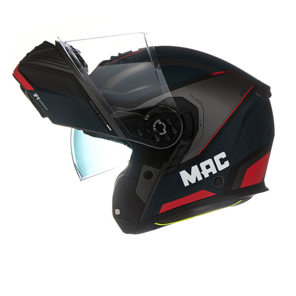 Casco MAC 917 Onyx Genius Azul / Rojo / Mate
