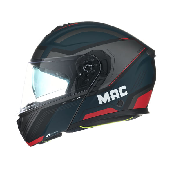 Casco MAC 917 Onyx Genius Azul / Rojo / Mate