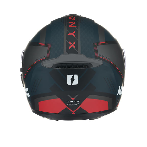 Casco MAC 917 Onyx Genius Azul / Rojo / Mate