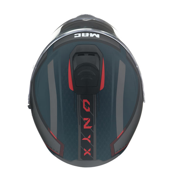 Casco MAC 917 Onyx Genius Azul / Rojo / Mate