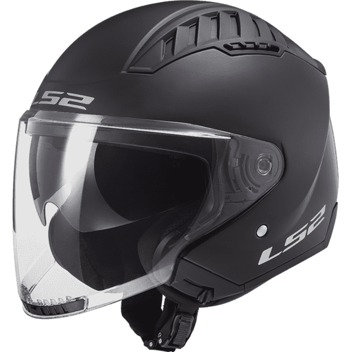 Casco LS2 600 Copter II Solid Negro / Mate