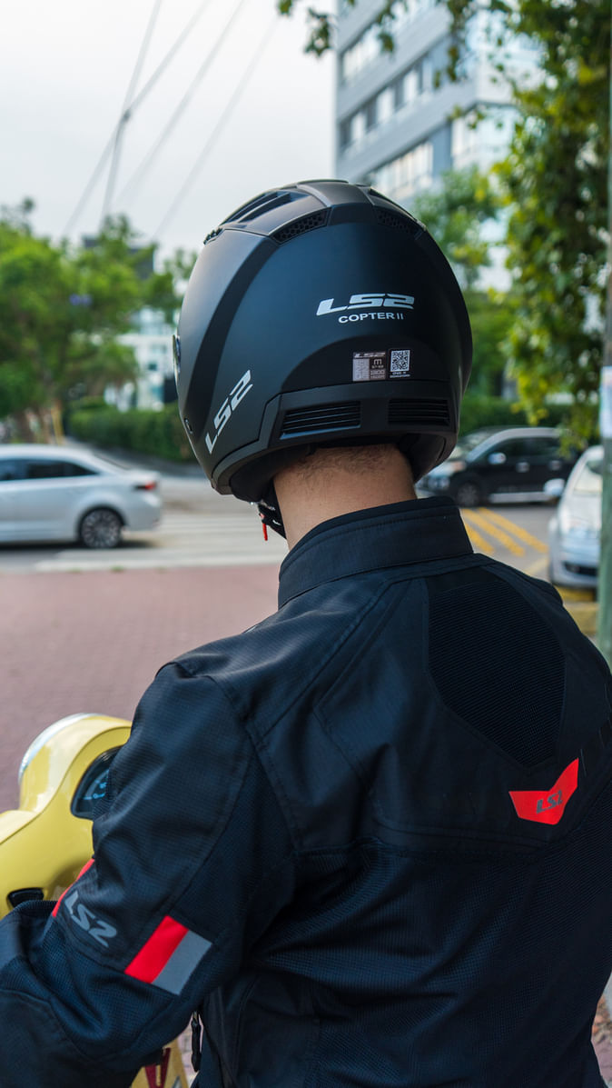 Casco LS2 600 Copter II Solid Negro / Mate