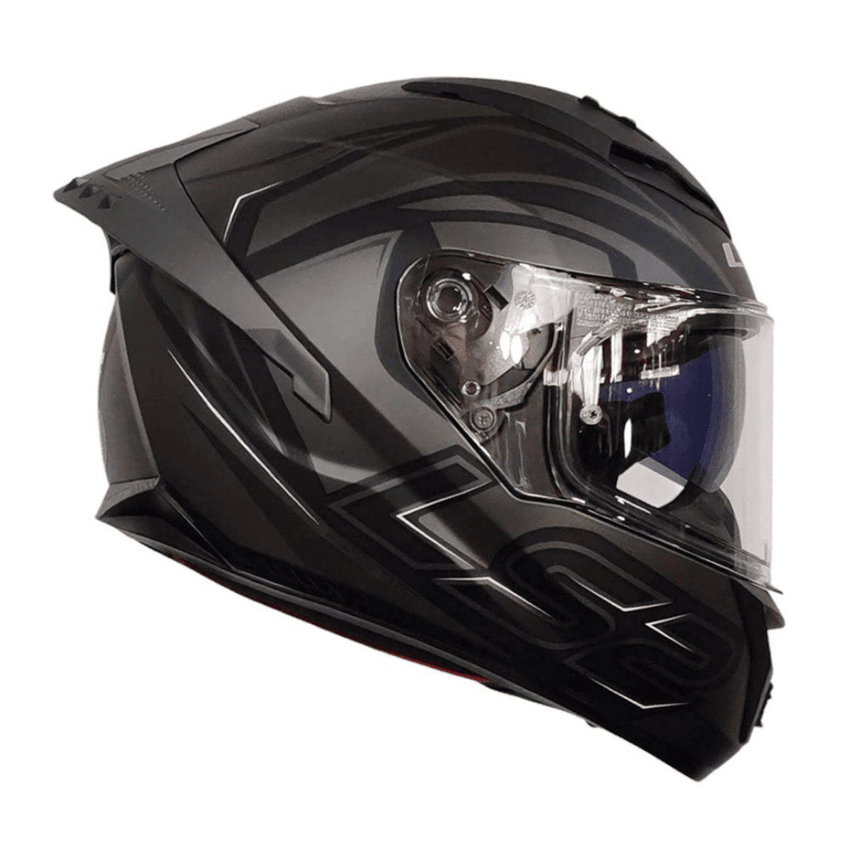 Casco LS2 806 Fusion Stingular Negro / Gris / Mate
