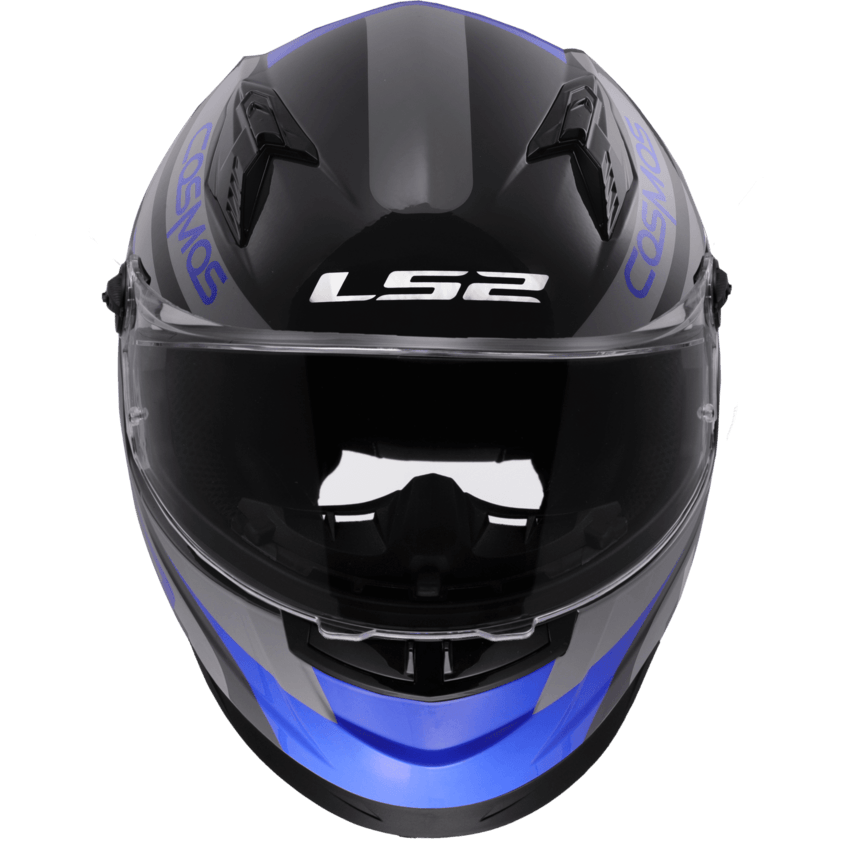 Casco LS2 816 Cosmos Modok Negro / Azul / Mate