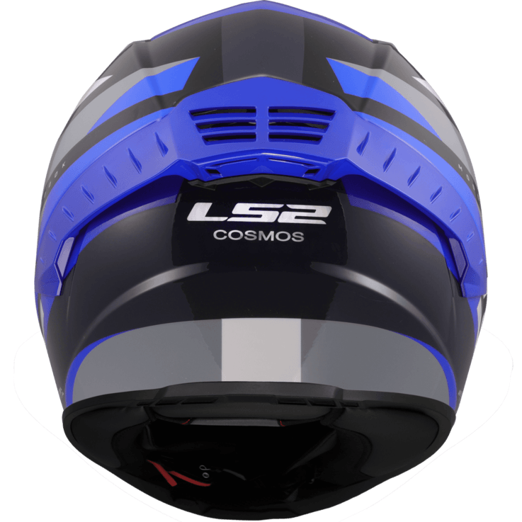 Casco LS2 816 Cosmos Modok Negro / Azul / Mate