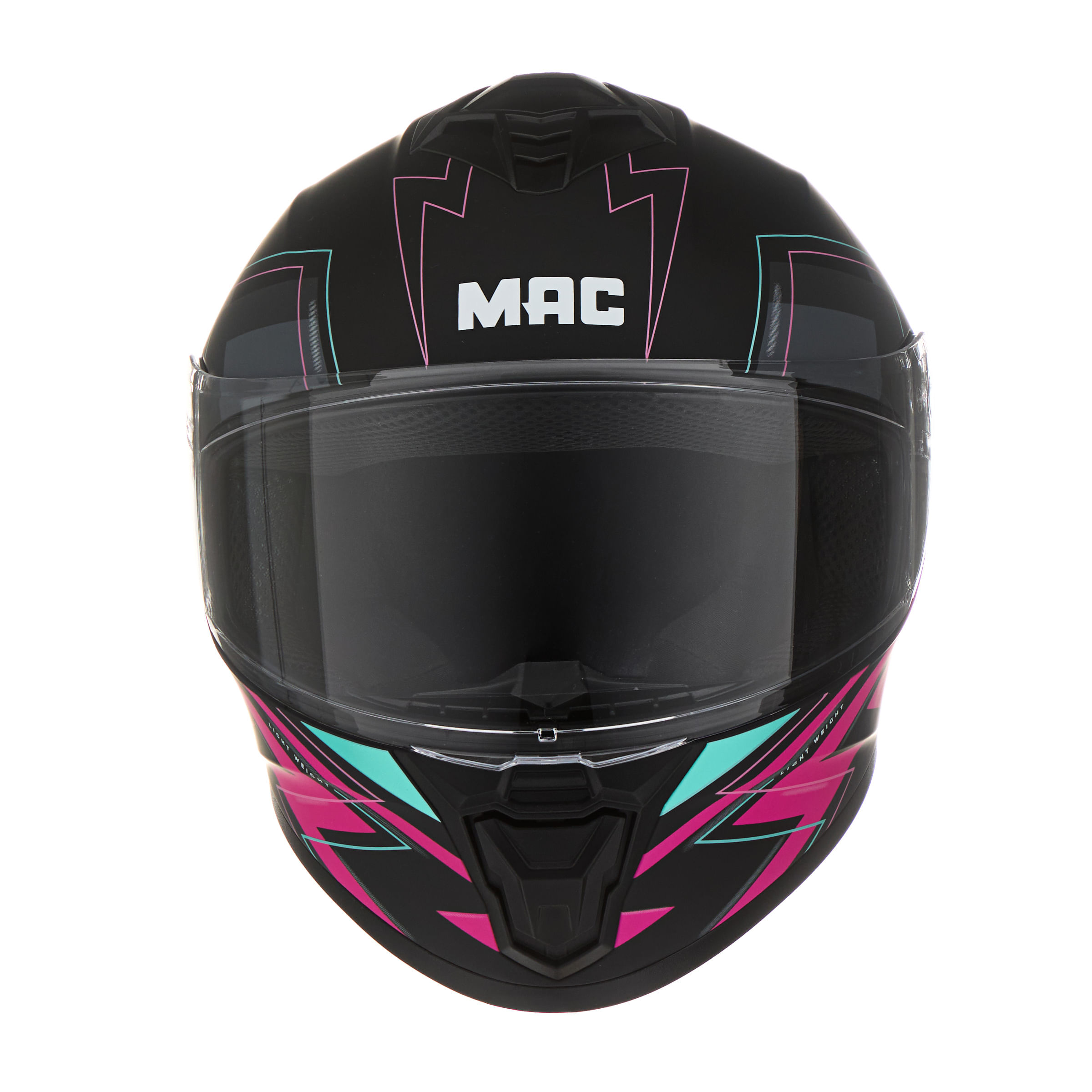 Casco MAC 801 Starter Ravis Negro / Rosa / Mate
