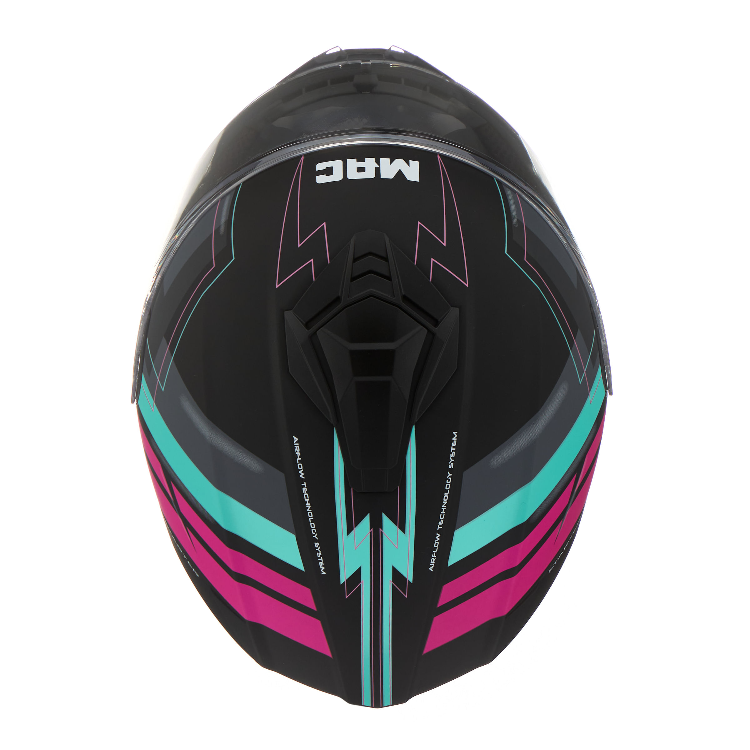 Casco MAC 801 Starter Ravis Negro / Rosa / Mate