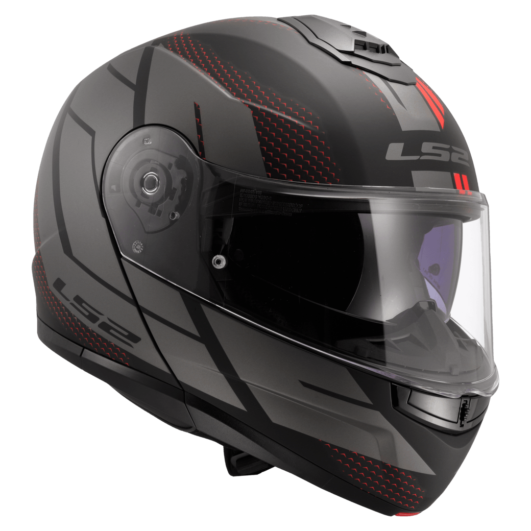 Casco LS2 908 Strobe II Code Negro / Gris / Mate