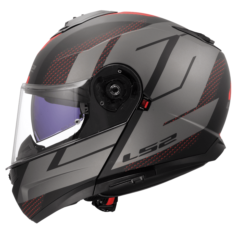 Casco LS2 908 Strobe II Code Negro / Gris / Mate