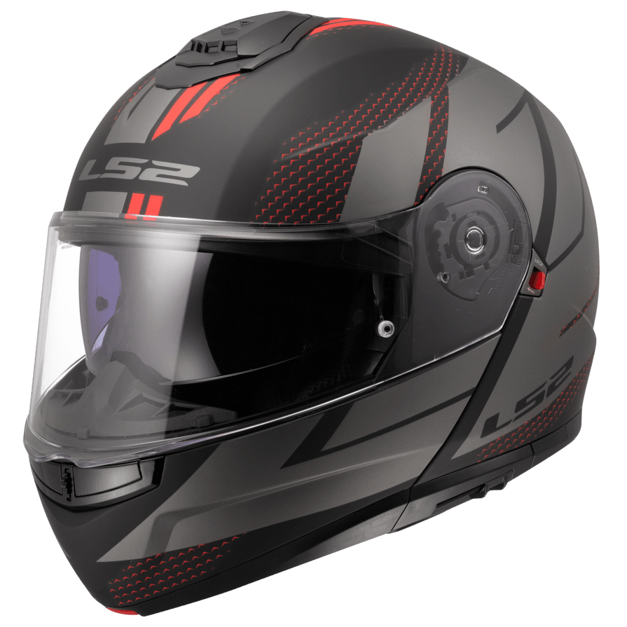 Casco LS2 908 Strobe II Code Negro / Gris / Mate