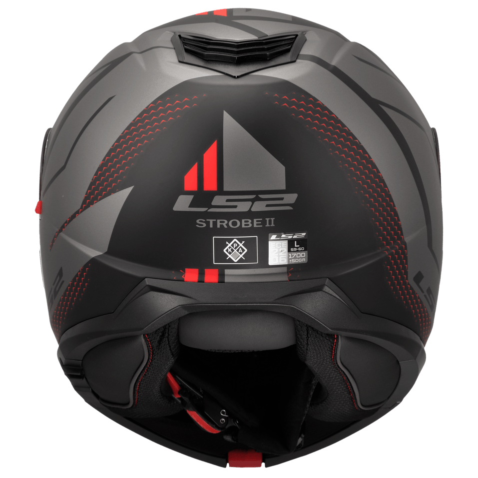Casco LS2 908 Strobe II Code Negro / Gris / Mate