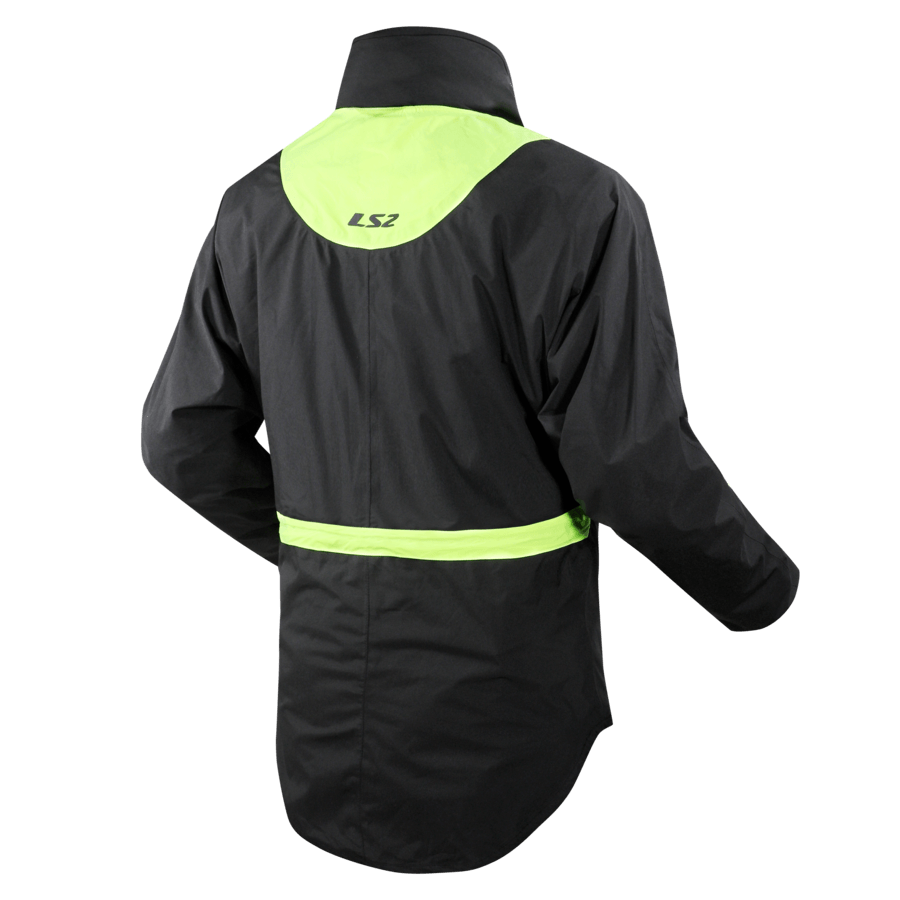 Campera LS2 X-Rain Hombre Negro / Amarillo