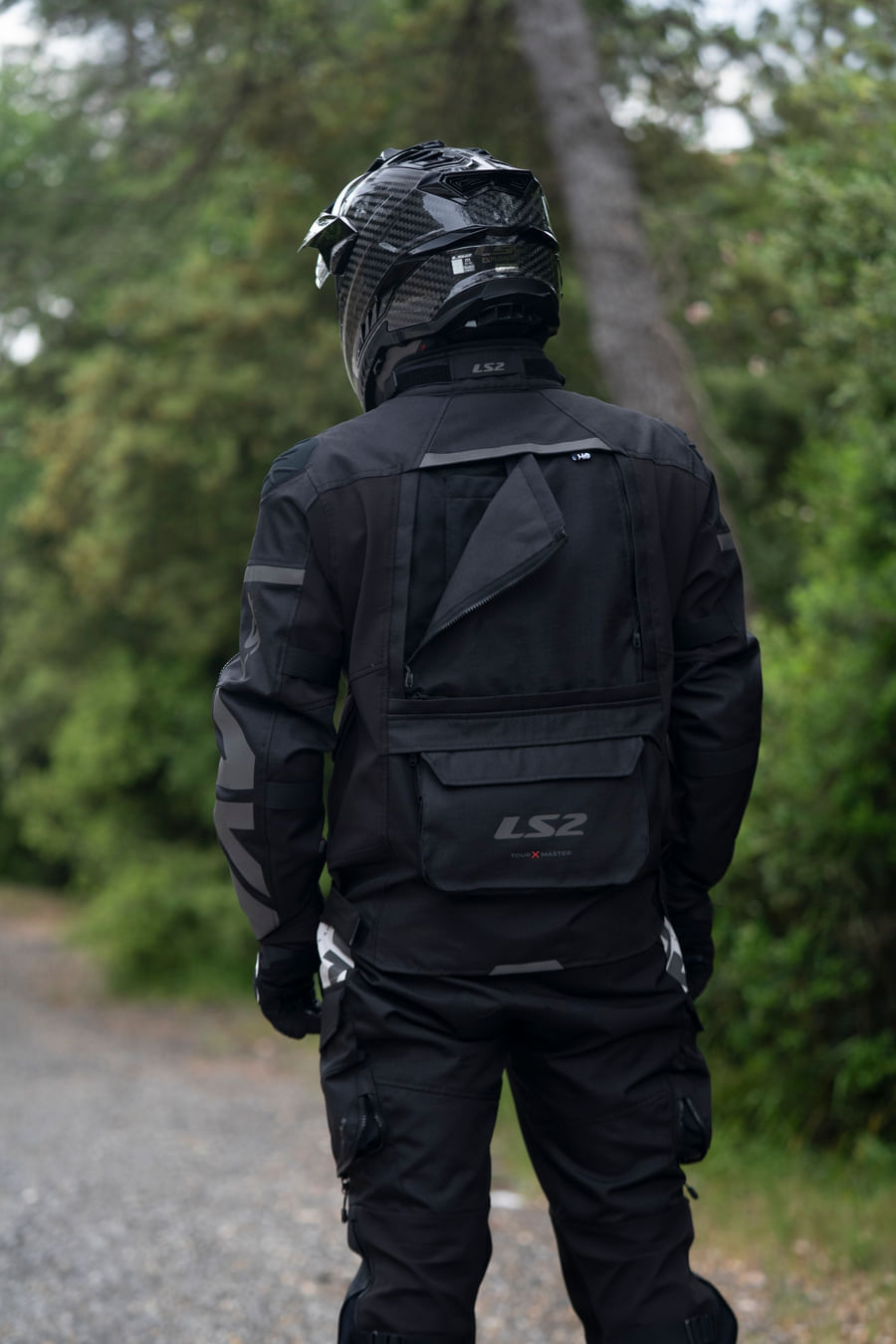 Campera LS2 X Master Hombre Negro