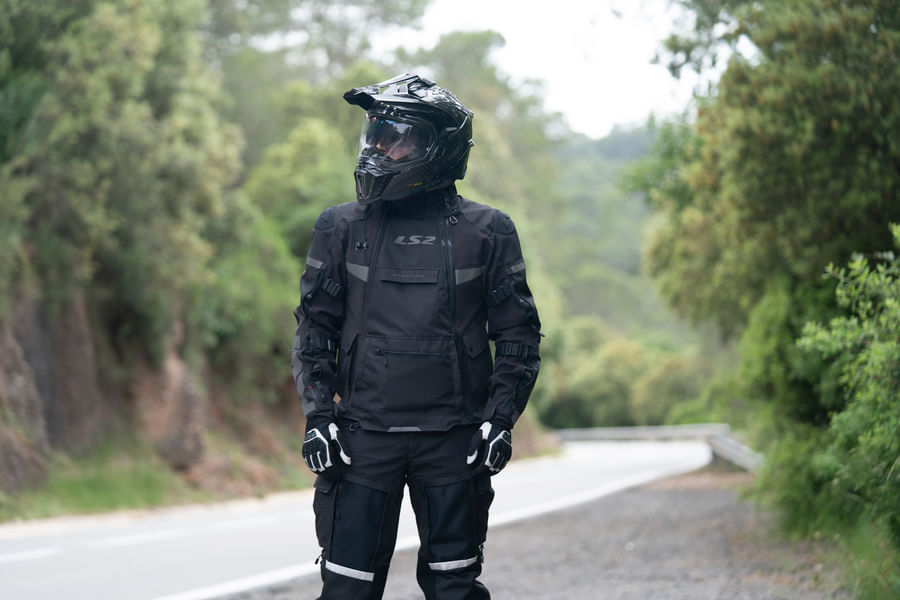 Campera LS2 X Master Hombre Negro