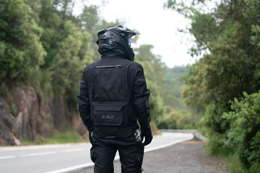 Campera LS2 X Master Hombre Negro