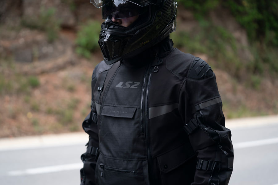 Campera LS2 X Master Hombre Negro