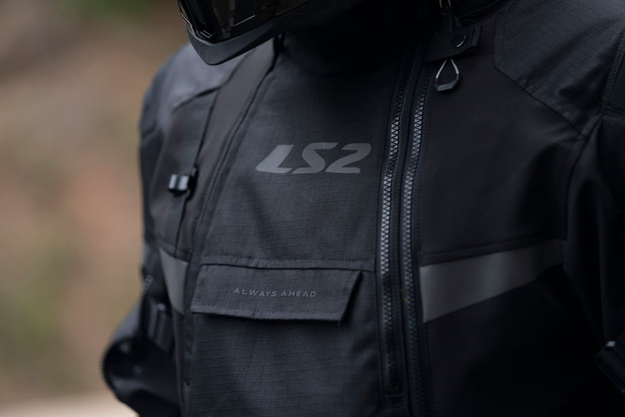 Campera LS2 X Master Hombre Negro