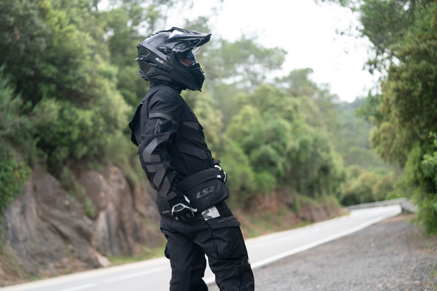 Campera LS2 X Master Hombre Negro