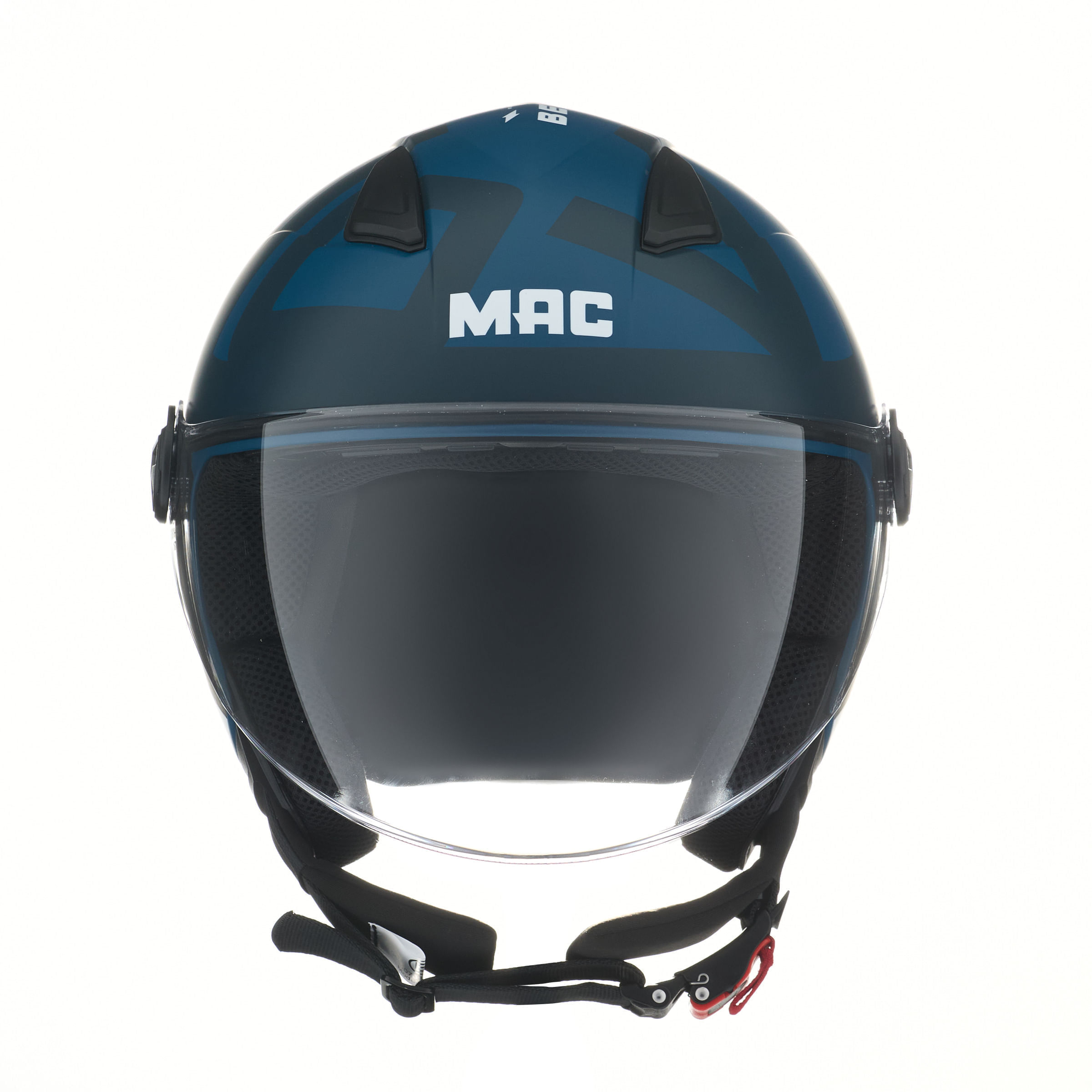 Casco MAC 721 Beat Nova Azul / Negro / Mate