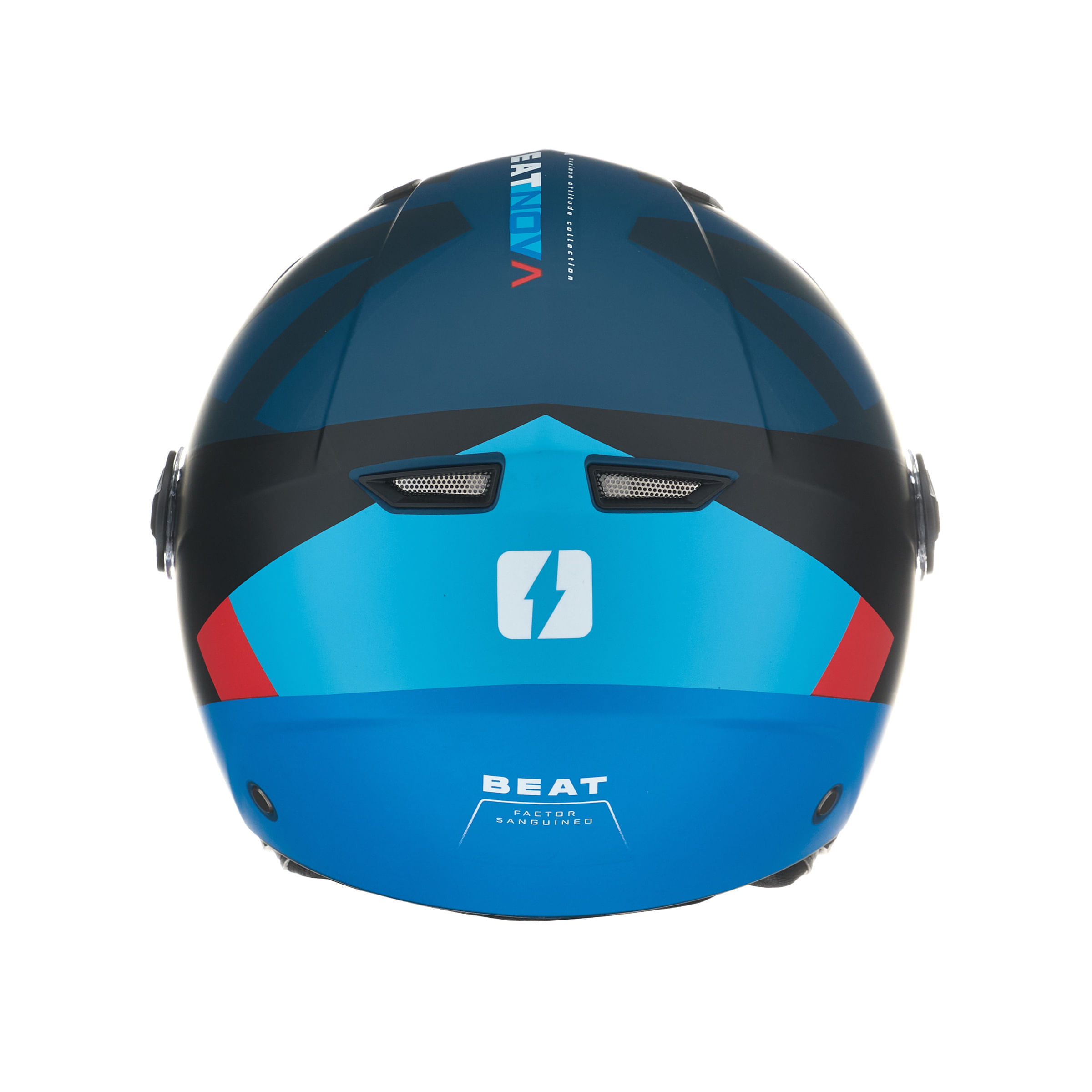 Casco MAC 721 Beat Nova Azul / Negro / Mate