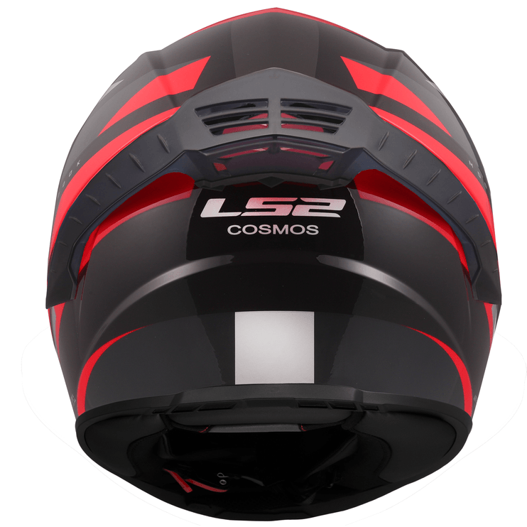 Casco LS2 816 Cosmos Modok Negro / Rojo Mate