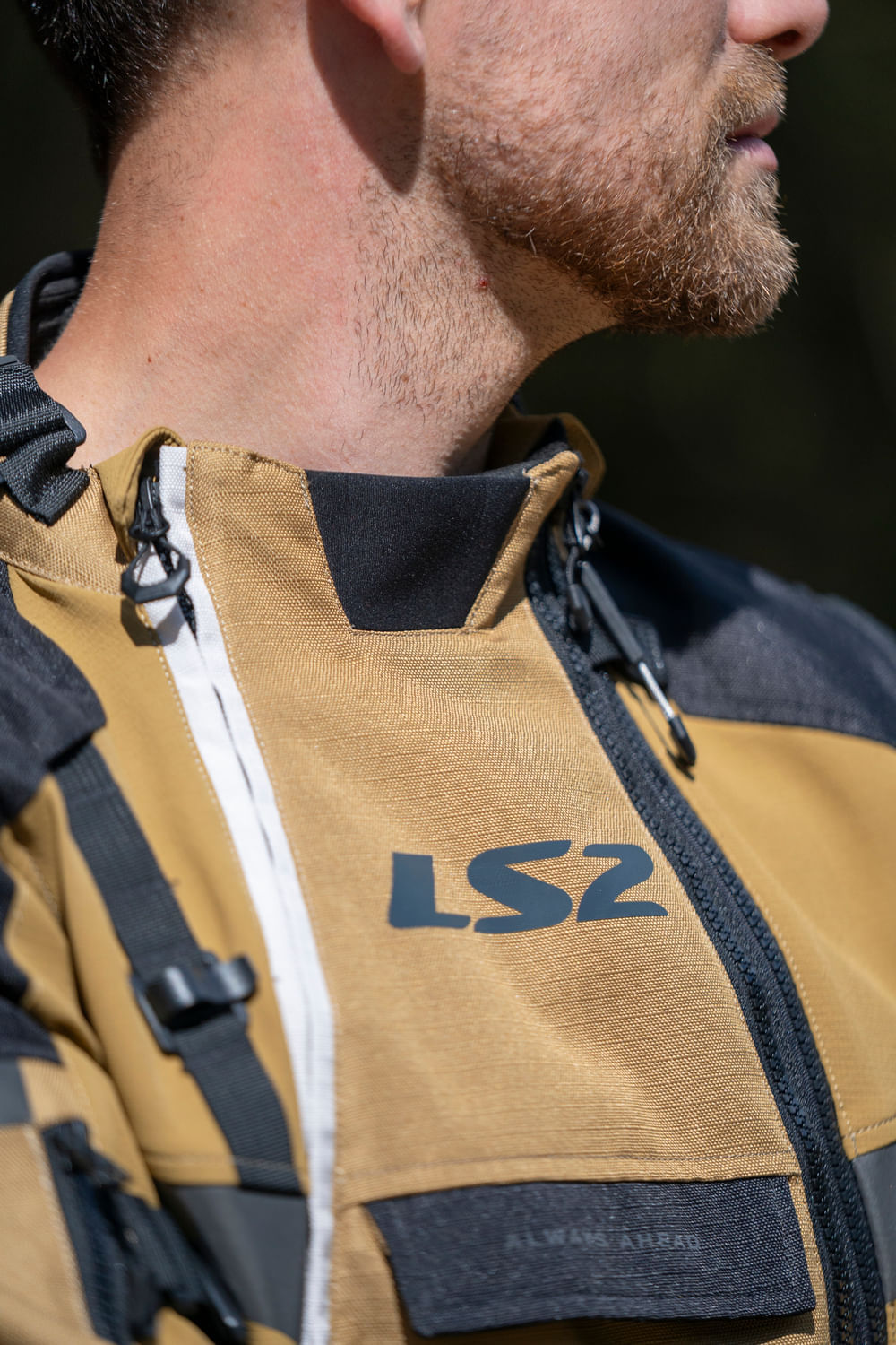 Campera LS2 X Master Sand Hombre Negro / Gris