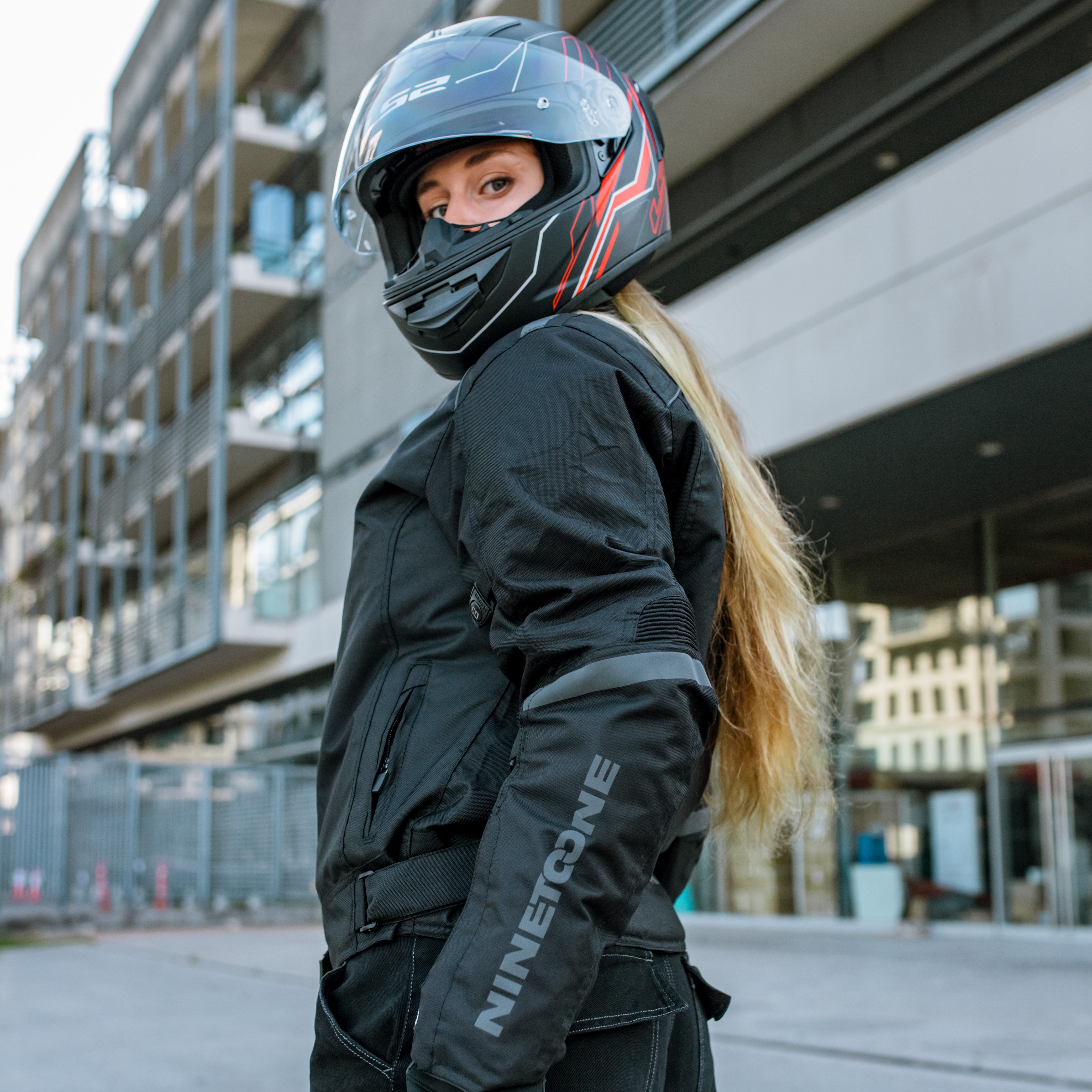 Campera Cordura NTO City Evo Mujer Negra