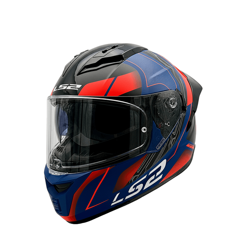 Casco LS2 806 Fusion Nexus Negro / Azul / Mate