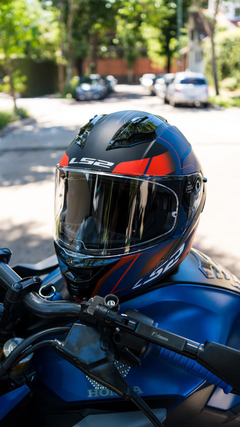 Casco LS2 806 Fusion Nexus Negro / Azul / Mate