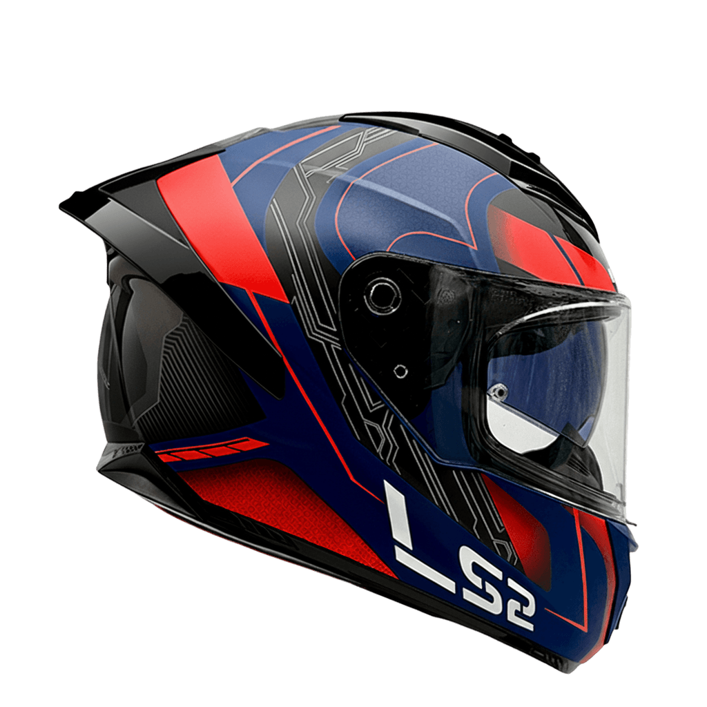 Casco LS2 806 Fusion Nexus Negro / Azul / Mate