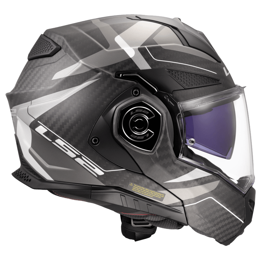 Casco LS2 901 Advant X Horizon Carbono Negro / Gris / Mate