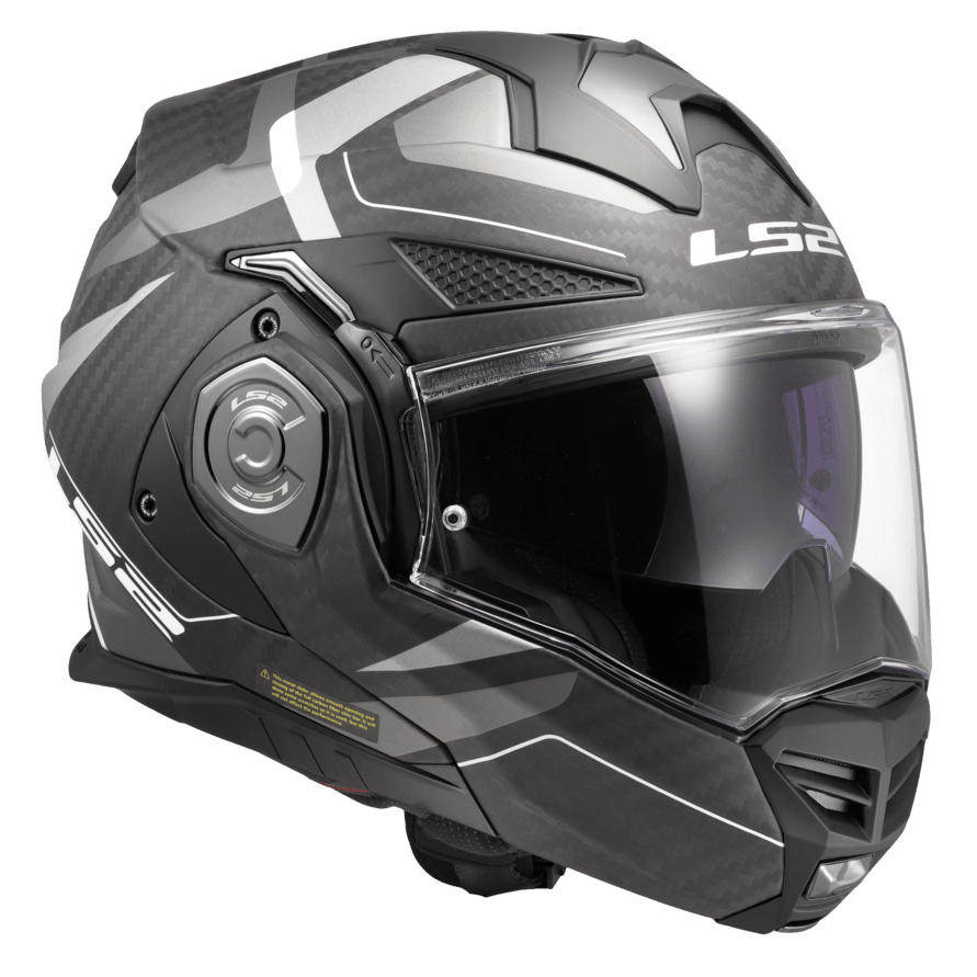 Casco LS2 901 Advant X Horizon Carbono Negro / Gris / Mate
