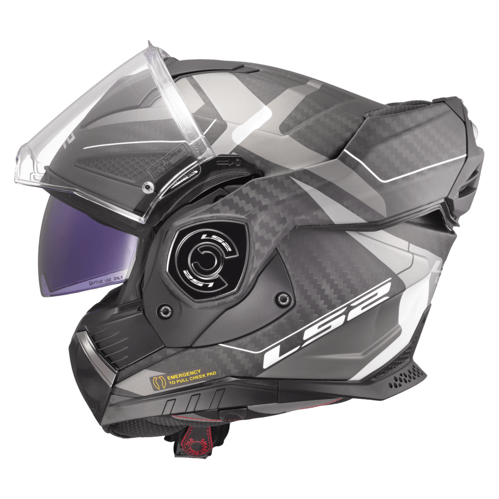Casco LS2 901 Advant X Horizon Carbono Negro / Gris / Mate