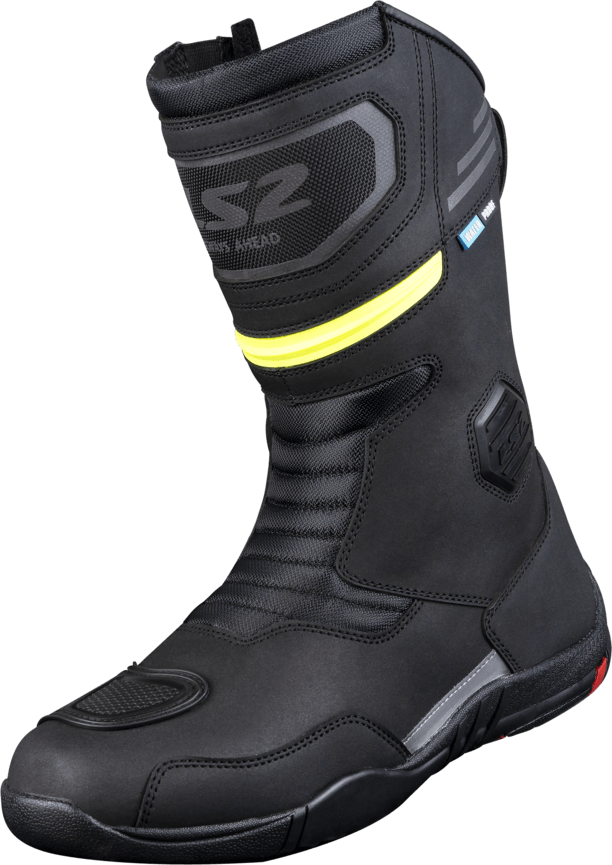 Bota LS2 Goby Hombre Negro / Amarillo