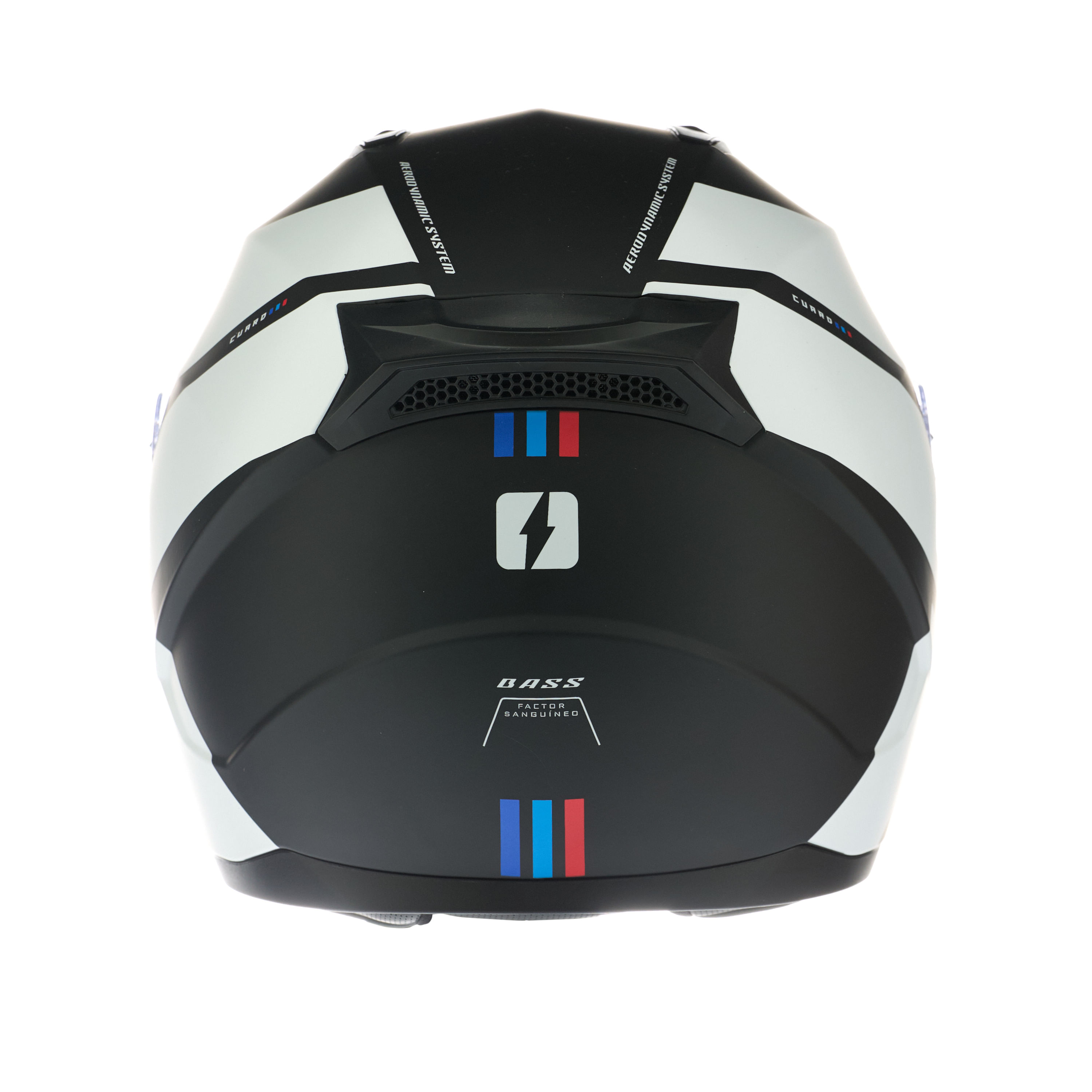 Casco MAC 067 Bass Cuard Negro / Blanco / Mate