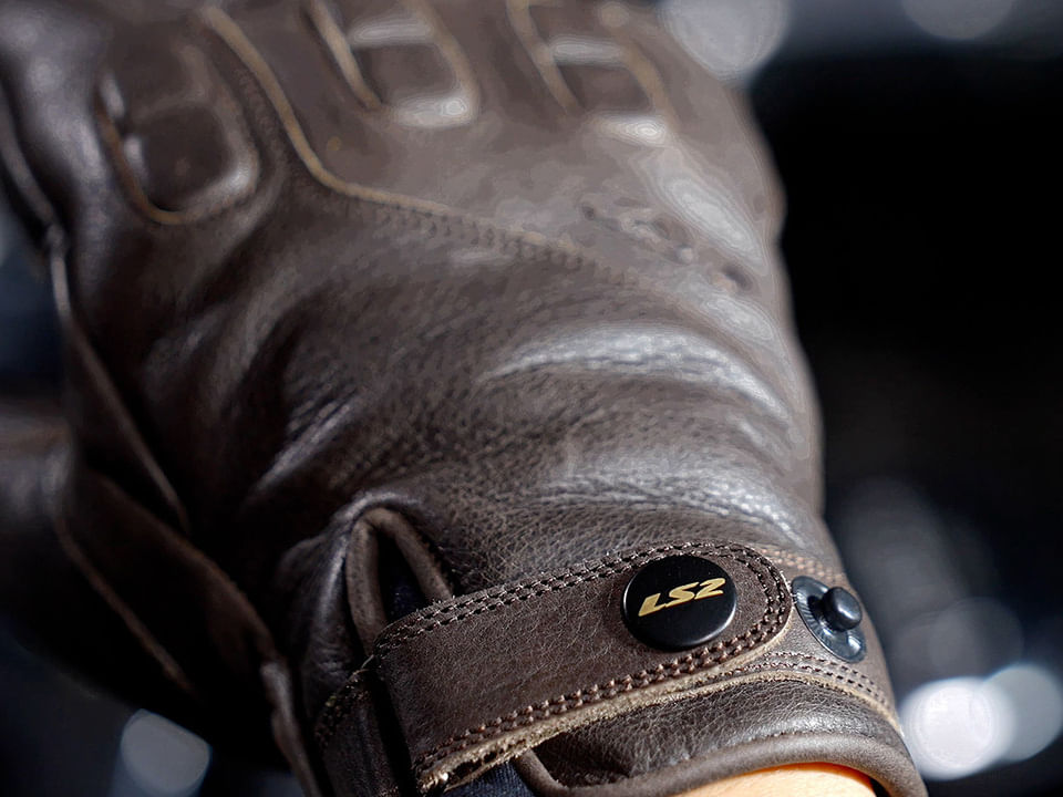 Guante LS2 Jazz Hombre Marron