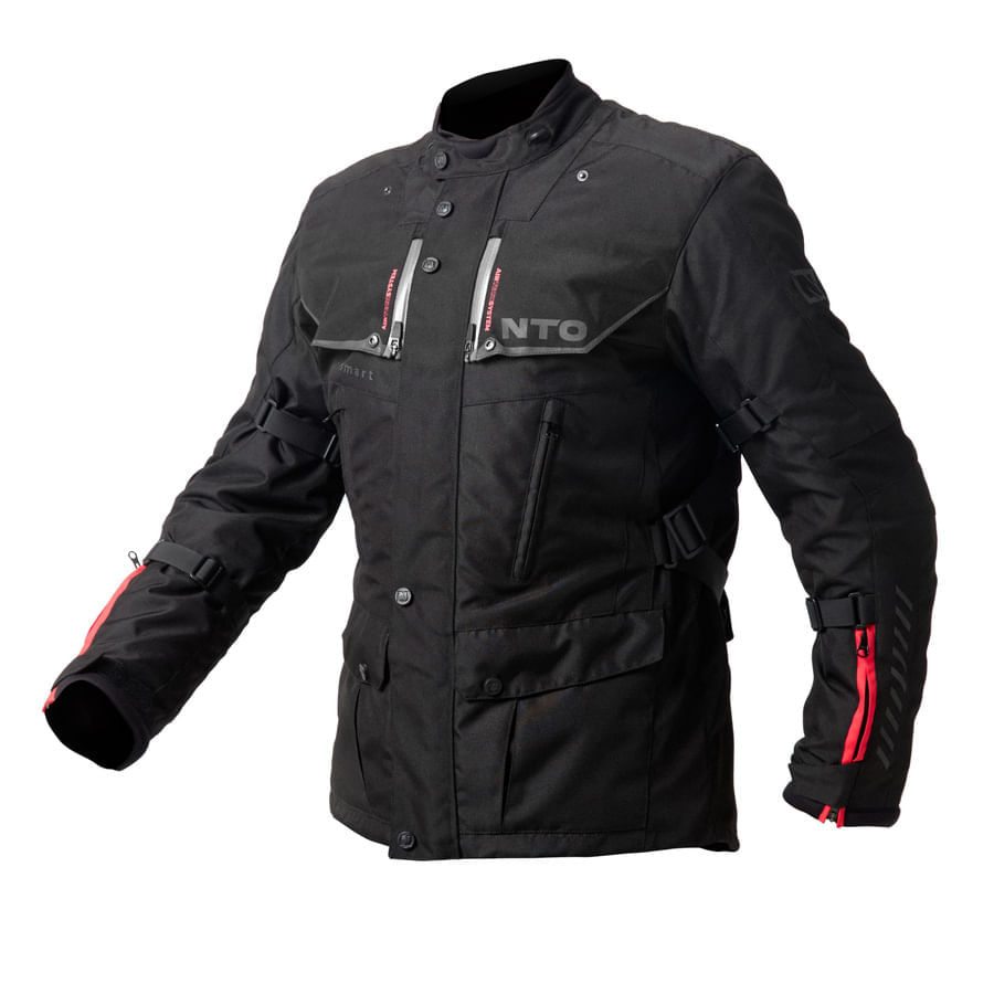 Campera NTO Indiana Hombre Negro / Rojo